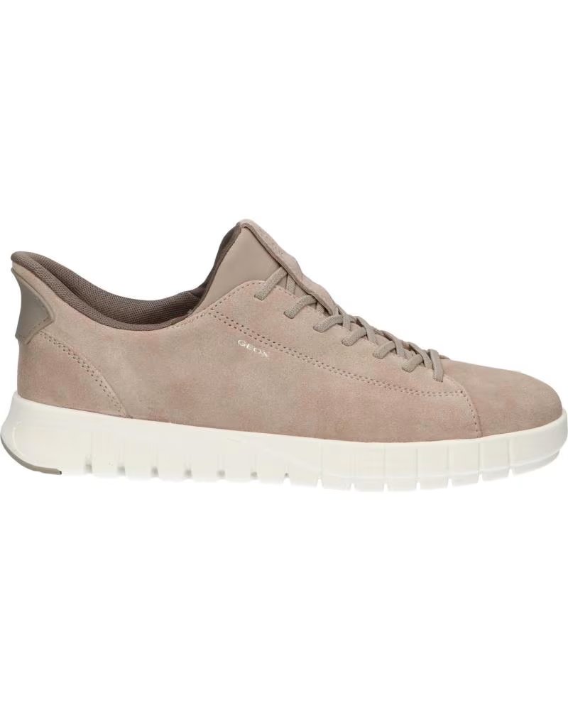 GEOX GEOX U FLEXSTRIDE PLUS SCARPE UOMO BEIGE C5004 SAND