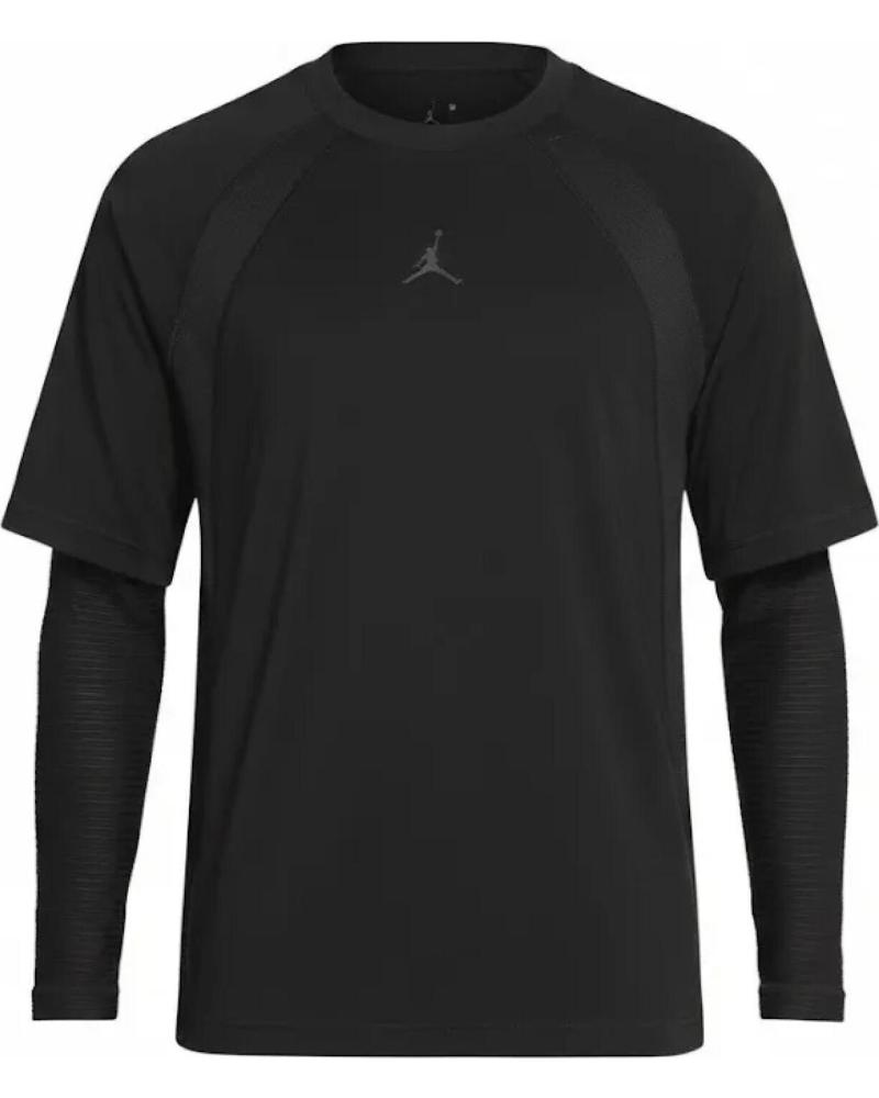 JORDAN CAMISETA JORDAN DE MANGA LARGA NEGRA PARA HOMBRE 0