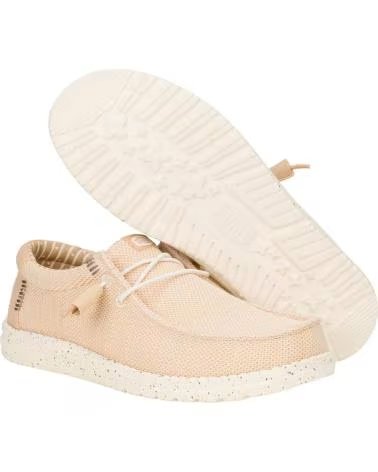 Sapatos de Homem HEY DUDE WALLY STRETCH SOX BEGE 41898-0LZ CRMEGT