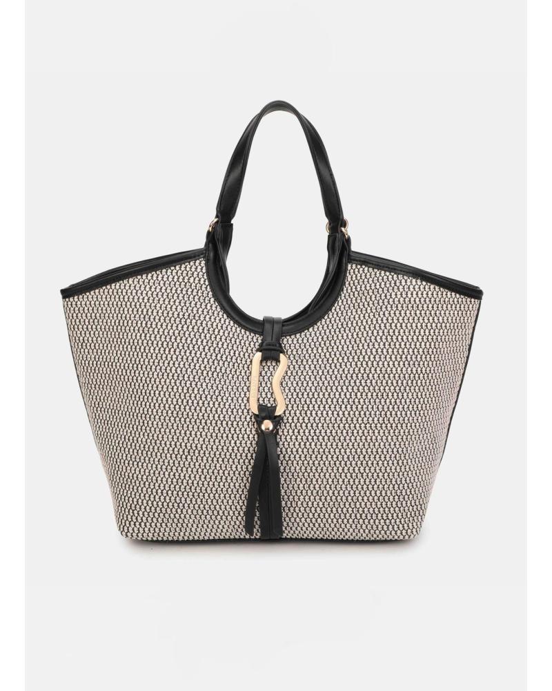 BINNARI BOLSO DE HOMBRO PARA MUJER 21023 COLOR NEGRO