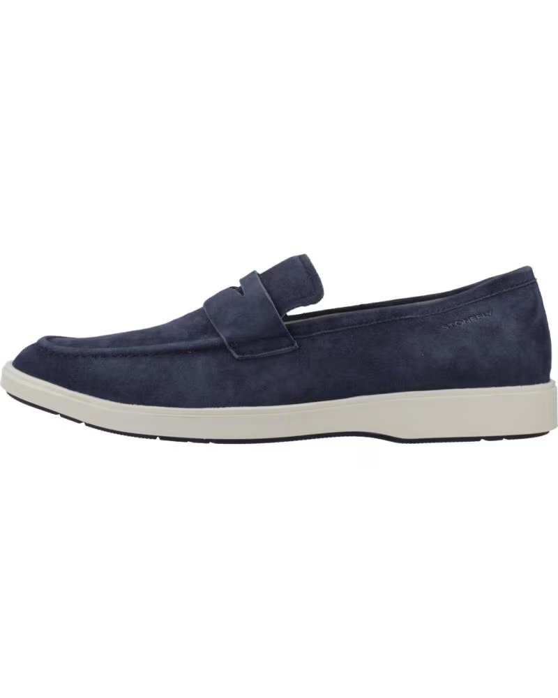 STONEFLY STONEFLY LOAFERS OLAS 2 GOAT SUEDE BLUE MEN G87