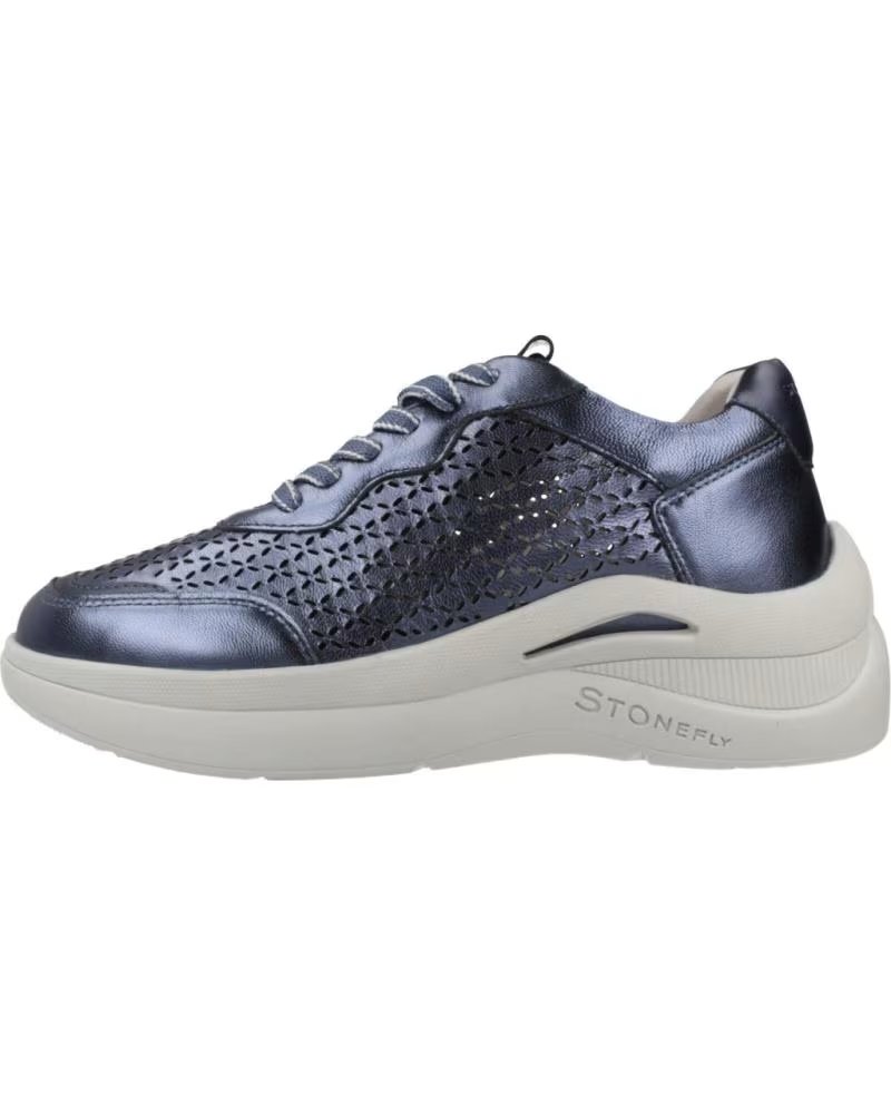 STONEFLY WOMEN´S SHOES STONEFLY ROCHA 8 LAMINATED LTH BLUE 100