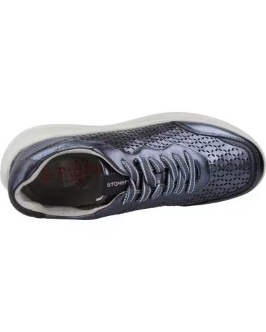 STONEFLY WOMEN´S SHOES STONEFLY ROCHA 8 LAMINATED LTH BLUE 100