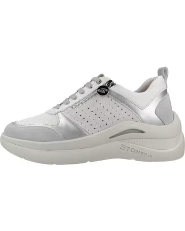 STONEFLY STONEFLY WOMEN´S SNEAKERS ROCHA 9 VELOUR TEX WHITE CG2