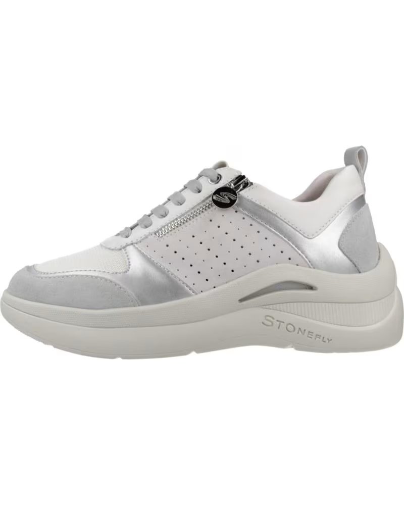 STONEFLY STONEFLY WOMEN´S SNEAKERS ROCHA 9 VELOUR TEX WHITE CG2
