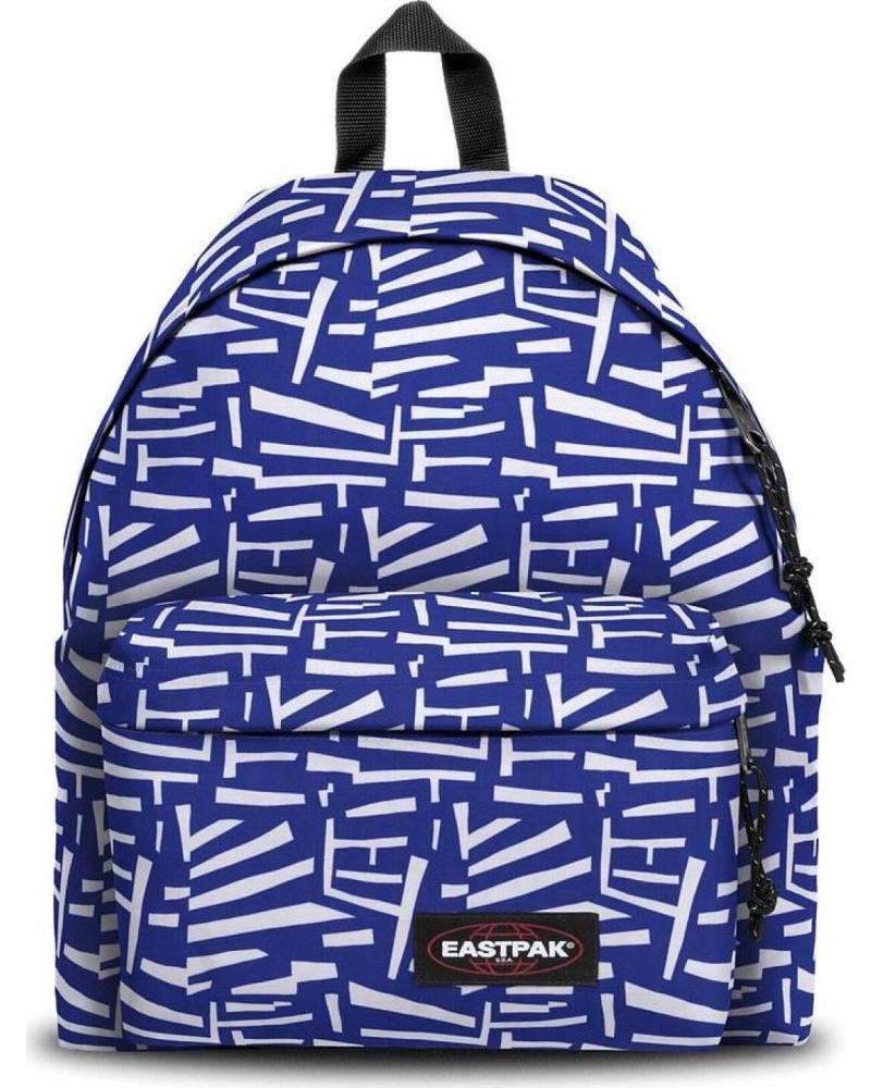 EASTPAK MOCHILA EASTPAK PADDED PAK´R AZUL CON ESTAMPADO GEOMÉTRICO AZUL