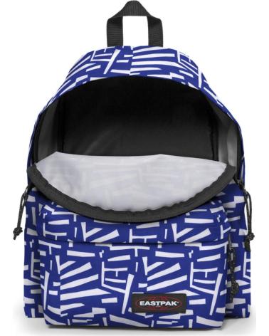 EASTPAK MOCHILA EASTPAK PADDED PAK´R AZUL CON ESTAMPADO GEOMÉTRICO AZUL