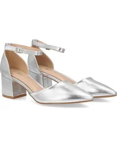 SPORT3PUNTO0 SILVER CLOSED-TOE PUMPS WITH ANKLE STRAP VARIOS COLORES
