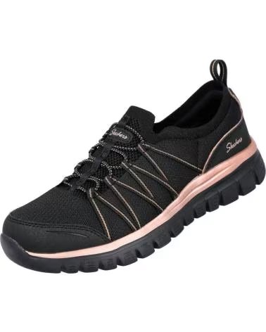 SKECHERS BASKETS SKECHERS GRACEFUL - PURECRUSH FEMME NOIR NEGRO