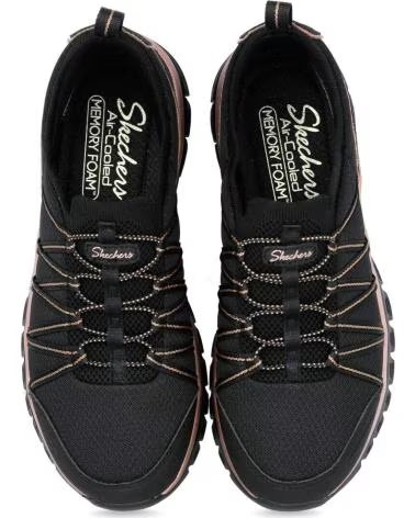 SKECHERS BASKETS SKECHERS GRACEFUL - PURECRUSH FEMME NOIR NEGRO