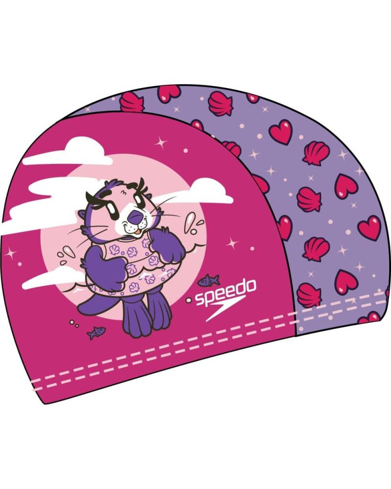 SPEEDO GORRO DE NATACIÓN SPEEDO PRINTED PARA NIÑOS ROSA