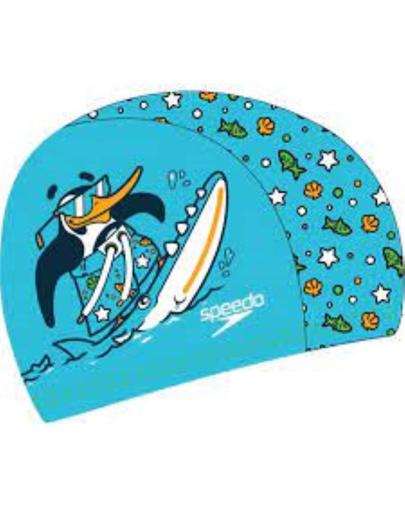 SPEEDO GORRO DE NATACIÓN SPEEDO PRINTED PARA NIÑOS AZUL