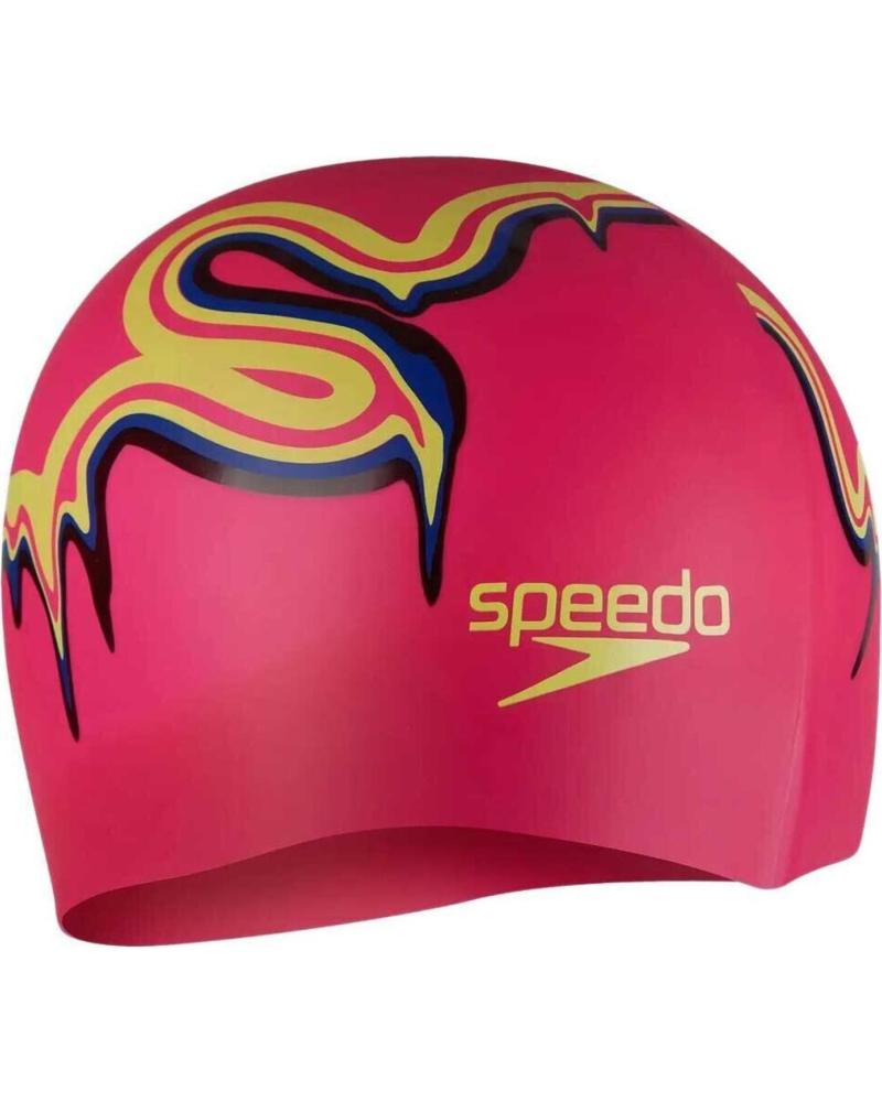 SPEEDO GORRO DE NATACIÓN SPEEDO JUNIOR PRINTED SILICONE ROSA ROSA