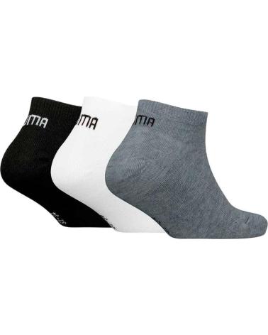 PUMA PACK 3 CALCETINES DEPORTIVOS PUMA PLAIN SNEAKER UNISEX GRIS