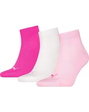 PUMA Calcetn QUARTER PLAIN 3P 701230337 442 Rosa ROSA