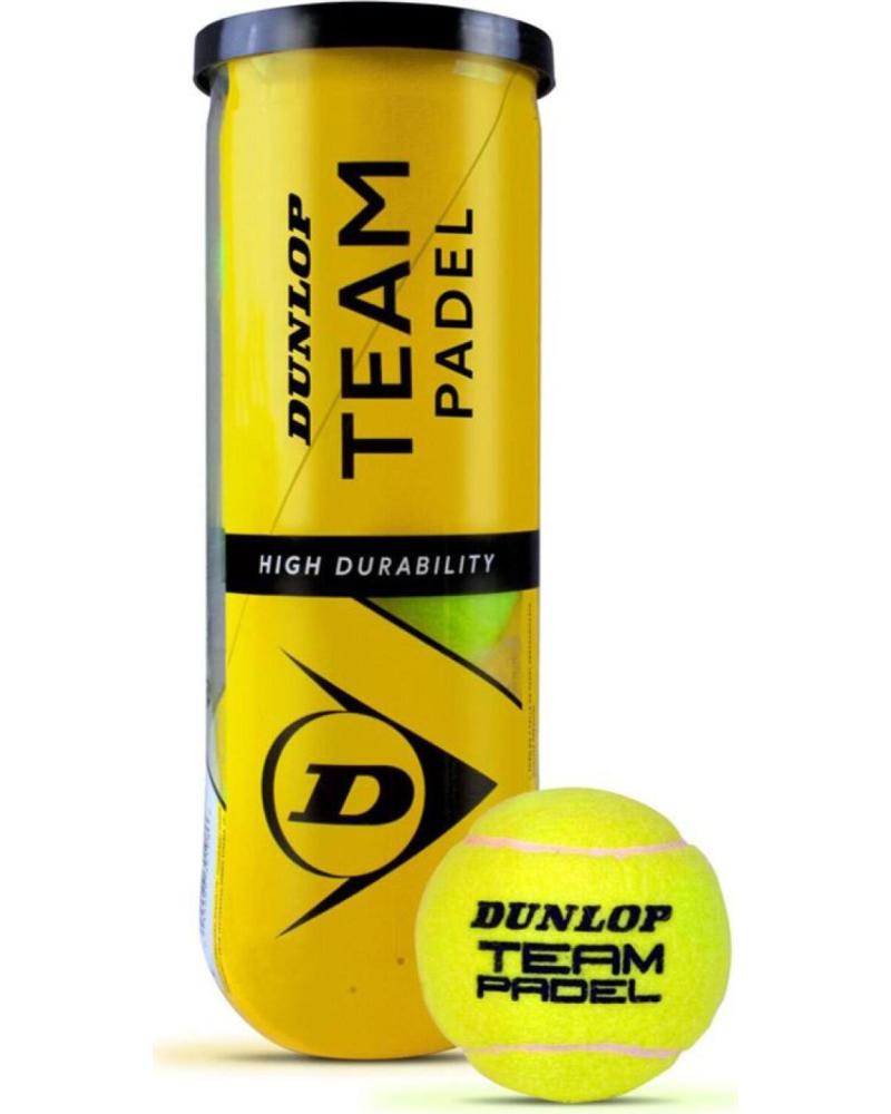DUNLOP DUNLOP BOTE PELOTAS PADEL TEAM AMARILLO AMARILLO