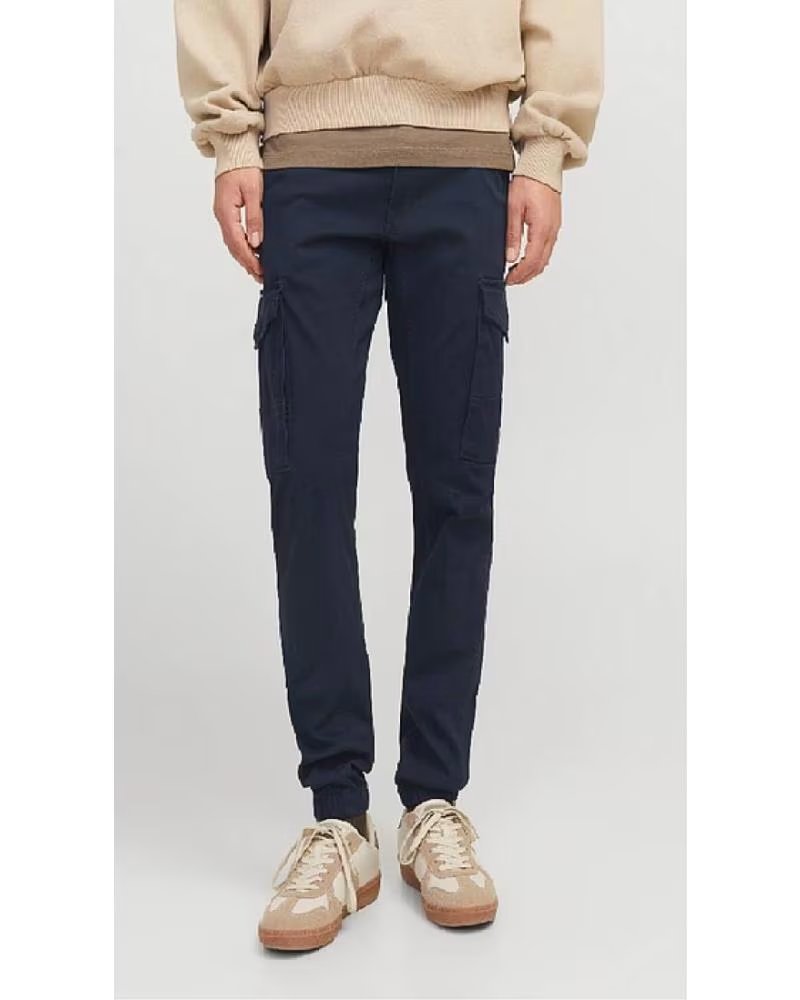 JACK AND JONES HERREN CARGOHOSE JACK & JONES MARINEBLAU AZUL