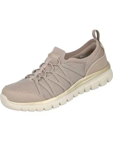 SKECHERS Zapatillas 070-176197 en beige para mujer TAUPE
