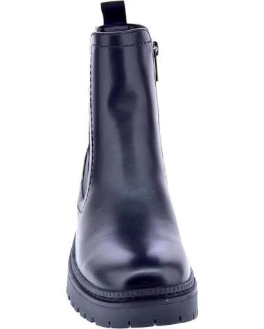 SCHWARZE XTI CHELSEA-STIEFELETTEN FÜR DAMEN MIT BLOCKABSATZ NEGRO