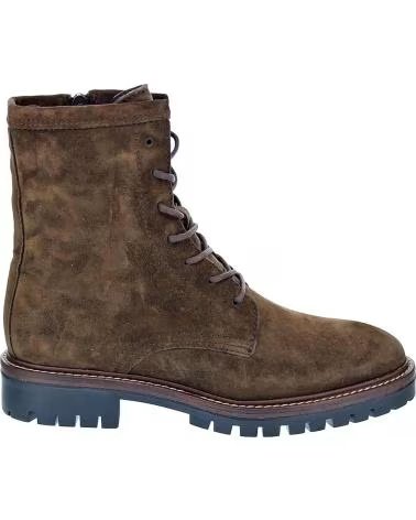 BOTÍN DE ANTE MARRÓN ALPE MODELO 26101133 CON CORDONES MARRON