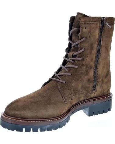 BOTÍN DE ANTE MARRÓN ALPE MODELO 26101133 CON CORDONES MARRON