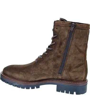 BOTÍN DE ANTE MARRÓN ALPE MODELO 26101133 CON CORDONES MARRON