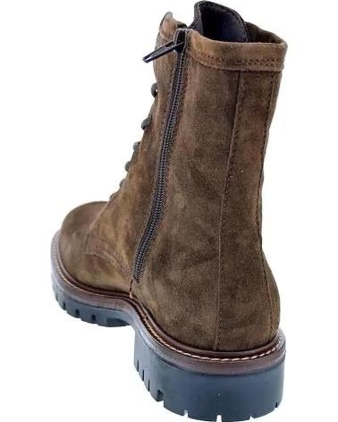 BOTÍN DE ANTE MARRÓN ALPE MODELO 26101133 CON CORDONES MARRON