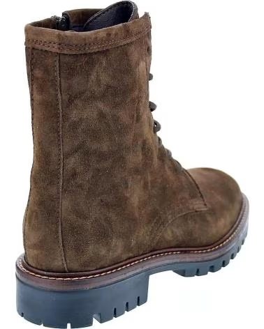 BOTÍN DE ANTE MARRÓN ALPE MODELO 26101133 CON CORDONES MARRON