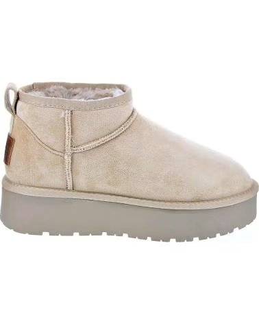 STIVALETTI CON PLATEAU XTI 142212 BEIGE