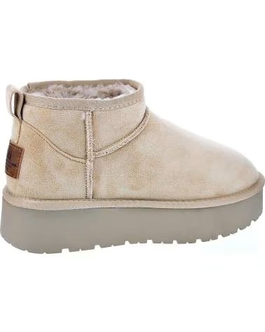STIVALETTI CON PLATEAU XTI 142212 BEIGE