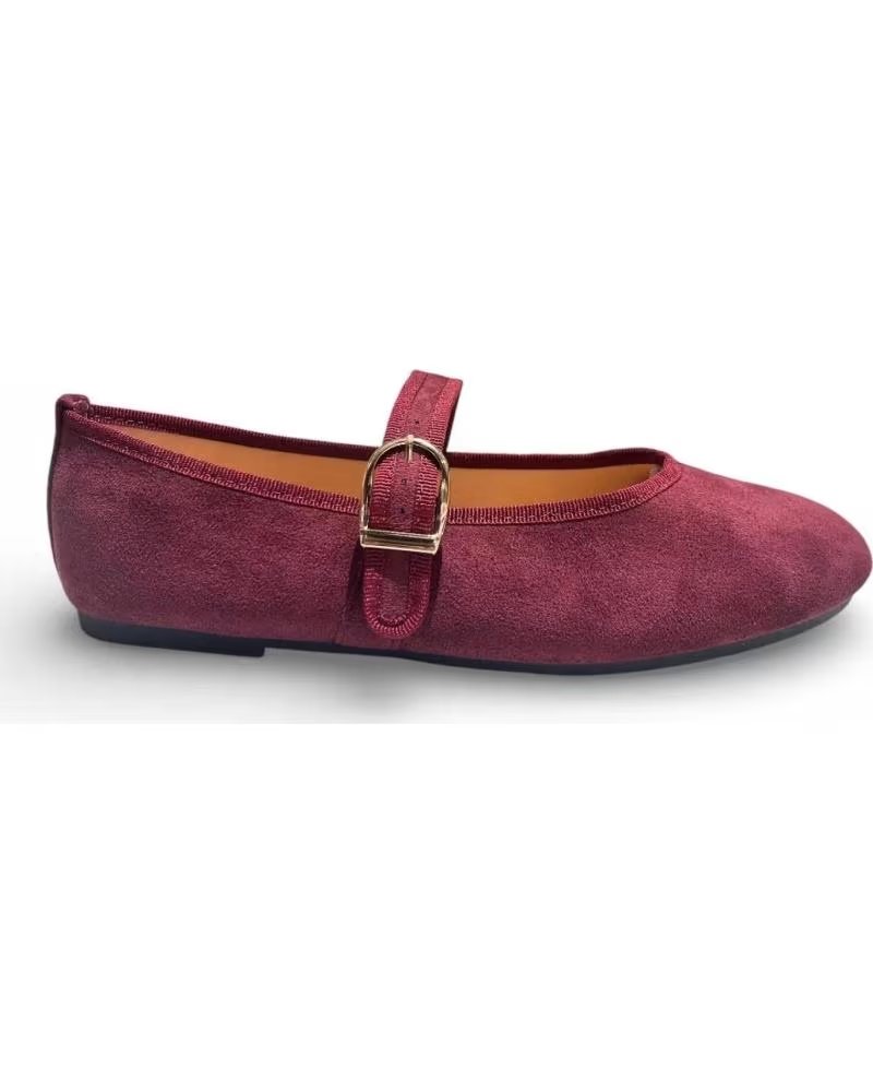 TIMBOS SAPATILHAS MERCEDES PLANA FEMININAS VINHO ROJO