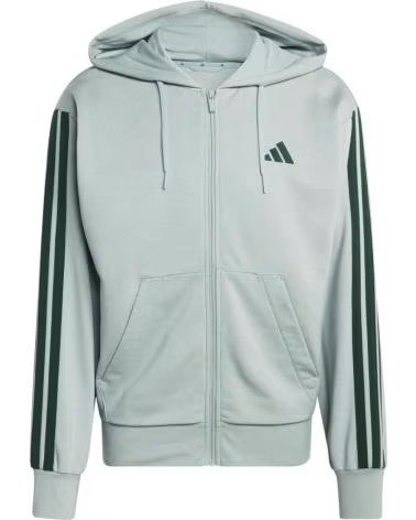 ADIDAS FELPA CON CAPPUCCIO ADIDAS 3-STRIPES FRENCH TERRY CON ZIP INTERA VARIOS COLORES
