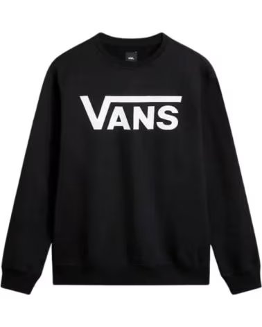 VANS OFF THE WALL Sudadera Vans Classic Iii Crew en negro para ninos BLK1