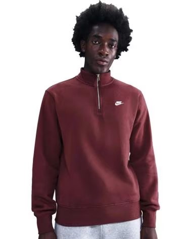 NIKE SUDADERA HOMBRE SPORTSWEAR CLUB FN3864 BURDEOS