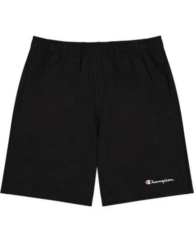 CHAMPION BERMUDA NEGRA JERSEY SMALL LEGACY LOGO SHORT NEGRO