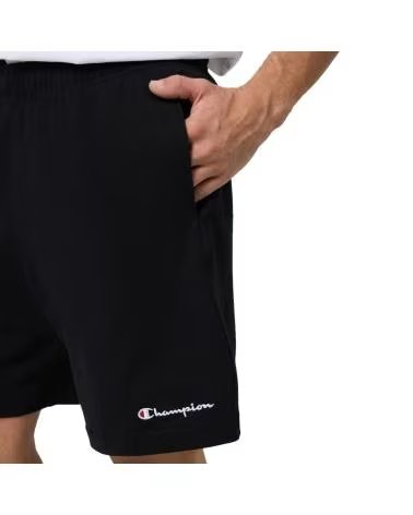 CHAMPION BERMUDA NEGRA JERSEY SMALL LEGACY LOGO SHORT NEGRO