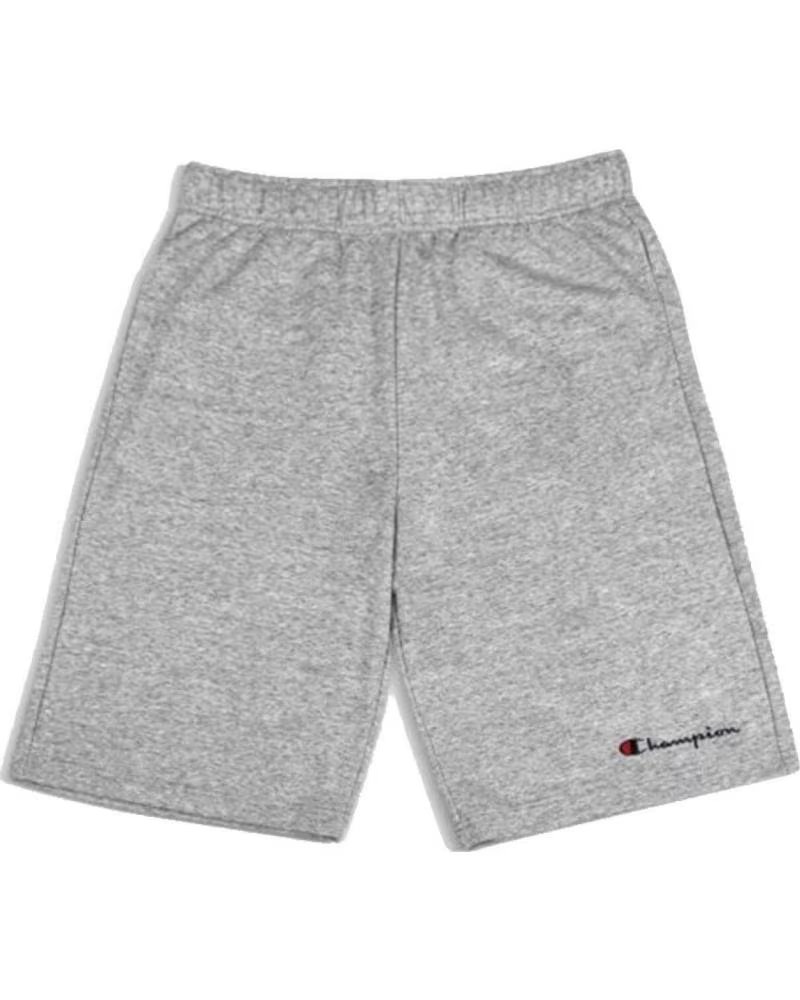CHAMPION LEGACY LOGO SHORTS GRAU EM021
