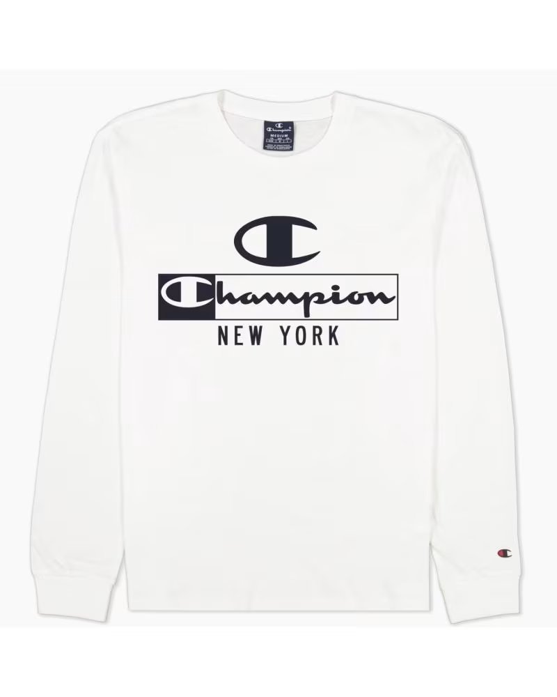 CHAMPION CHAMPION LANGARMSHIRT MIT RUNDHALSAUSSCHNITT VARIOS COLORES