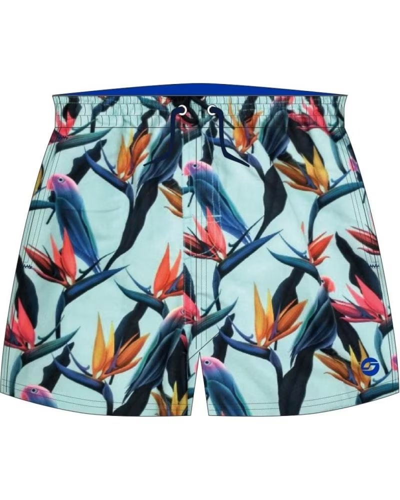 RAS BADESHORTS MIT ´PARROTS´-AUFDRUCK VARIOS COLORES