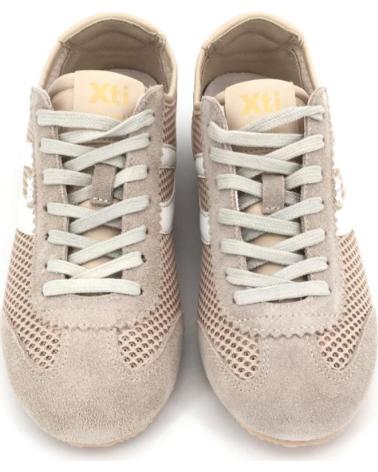 BASKETS XTI FEMME BEIGE MODÈLE 145229 BEIG
