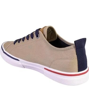 PEPE JEANS TÊNIS PEPE JEANS DE LONA MASCULINO BEGE BEIGE