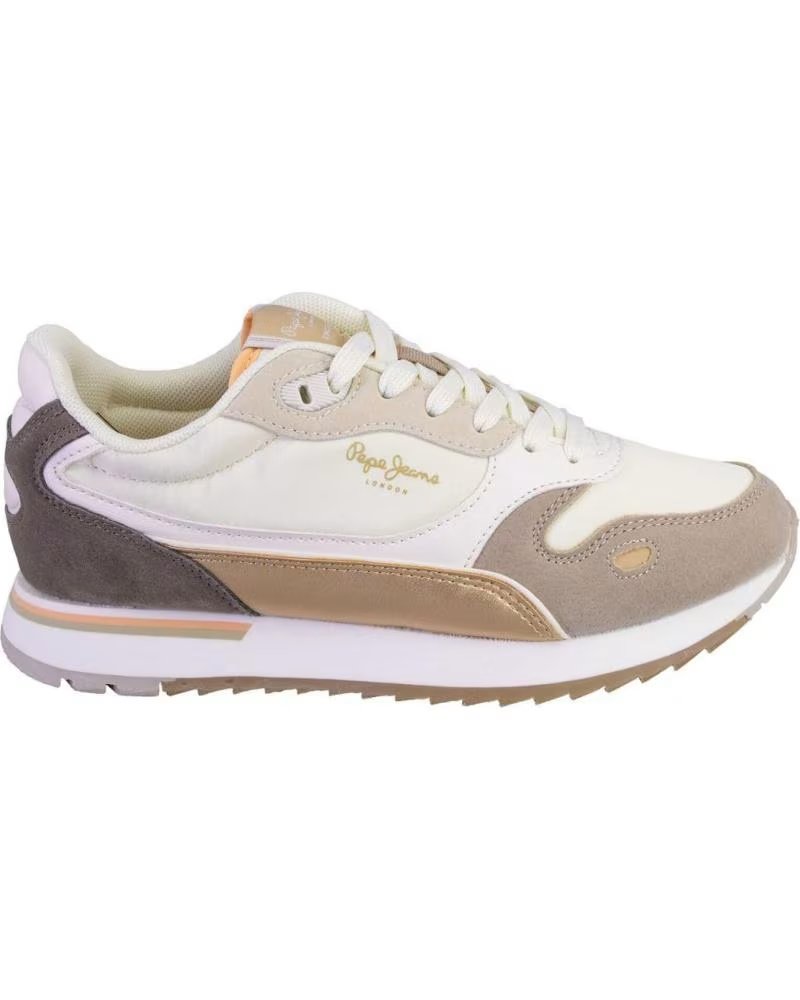 PEPE JEANS TÊNIS PEPE JEANS PLS400032 CASUAL FEMININO BEGE BEIGE