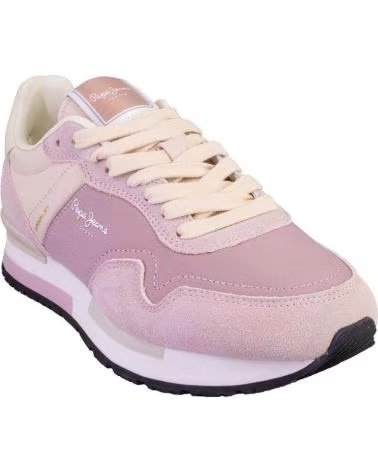 PEPE JEANS BASKETS CASUAL PEPE JEANS PLS400033 POUR FEMME ROSA
