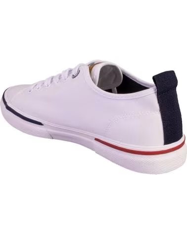 PEPE JEANS PEPE JEANS MEN´S WHITE CANVAS SNEAKERS BLANCO