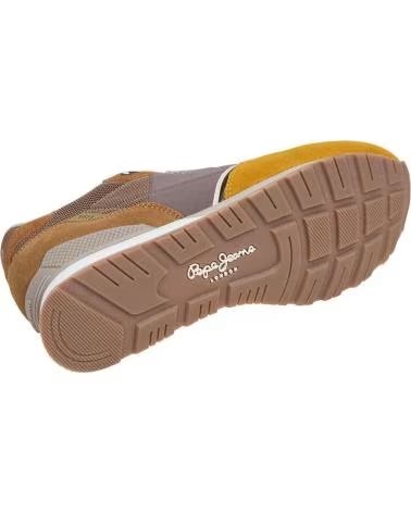 PEPE JEANS BASKETS PEPE JEANS HOMME DAIM MOUTARDE MOSTAZA