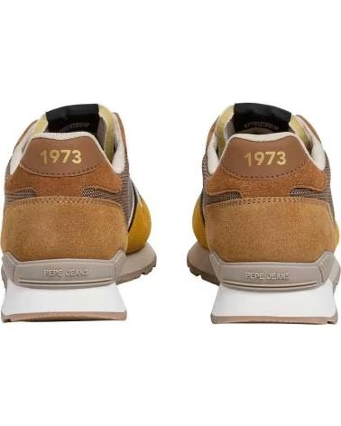 PEPE JEANS BASKETS PEPE JEANS HOMME DAIM MOUTARDE MOSTAZA