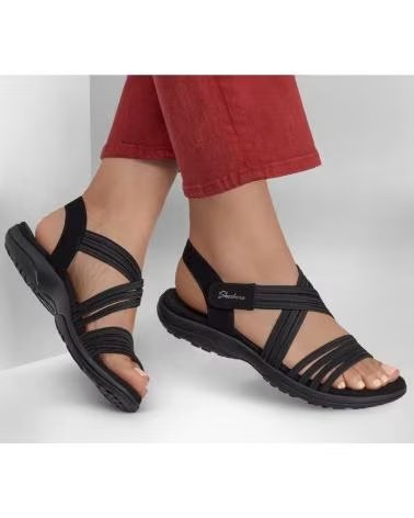 SKECHERS SANDALI SKECHERS DONNA 164036 NERO NEGRO