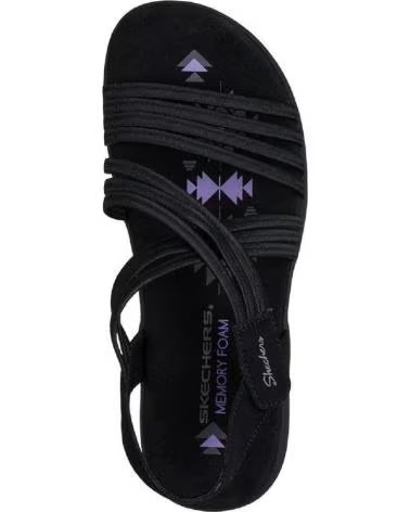 SKECHERS SANDALI SKECHERS DONNA 164036 NERO NEGRO
