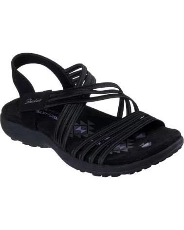 SKECHERS SANDALI SKECHERS DONNA 164036 NERO NEGRO