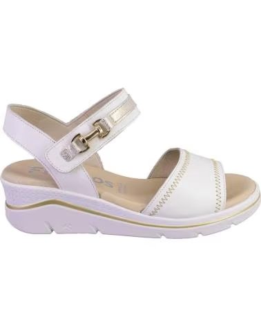 FLUCHOS FLUCHOS WOMEN´S LEATHER SANDALS WHITE BLANCO